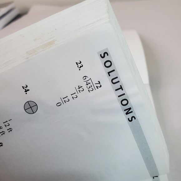 Saxon Math Homeschool 5 / 4: Solutions Manual - Paperback - ACCEPTABLE - Picture 14 of 16